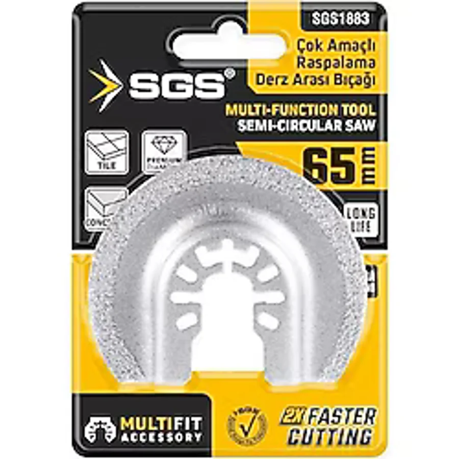 Sgs 1883 Derz Arası Raspalama Bıçağı 65 Mm Elmas