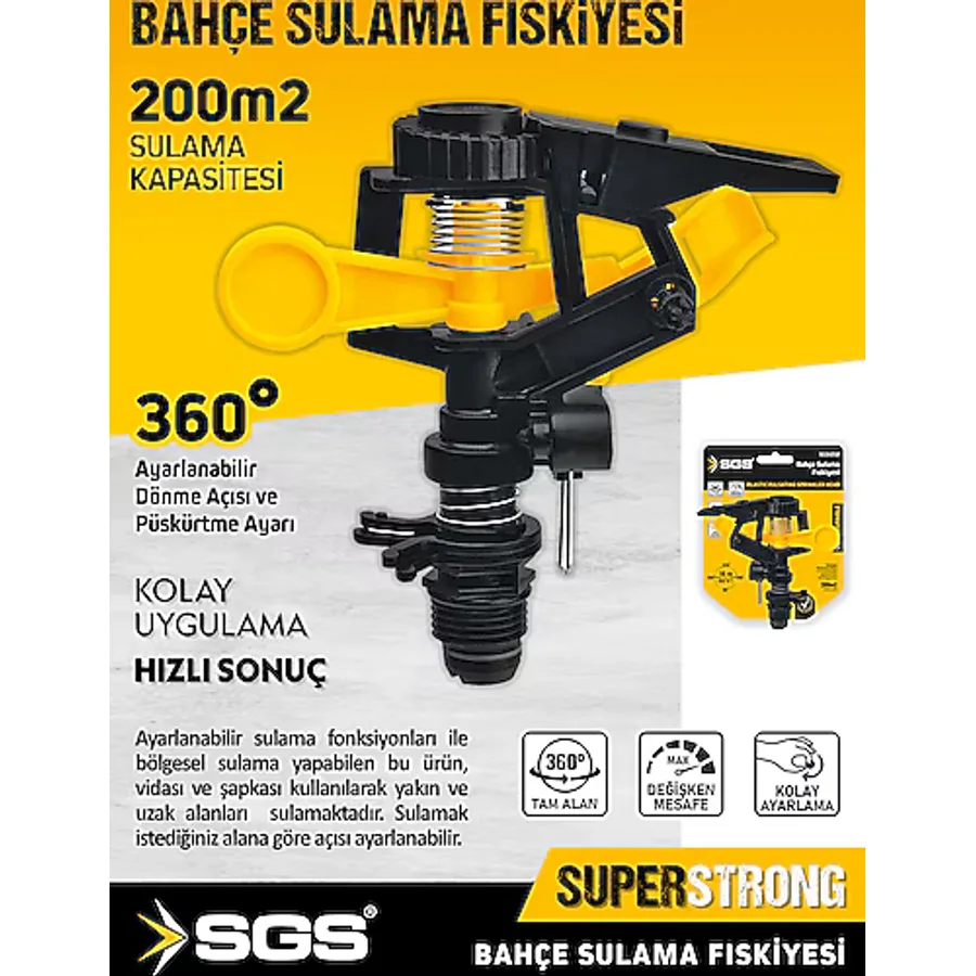 Sgs Bahçe Sulama Fıskiyesi Sgs4252