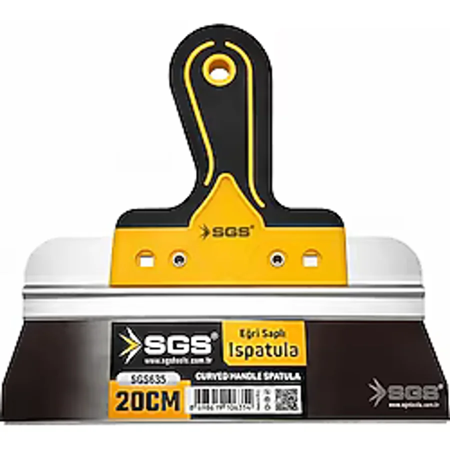 Sgs Eğri Saplı Ispatula 20Cm