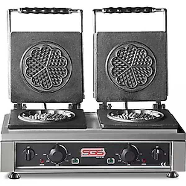 Sgs WB 25 DE 2'li Endüstriyel Waffle Makinesi