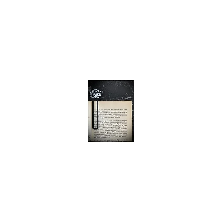 SH Hobi Sevimli Oturan Kirpi Şeklinde Kitap Ayracı - Tatlı Kirpi Kitap Ayracı 3 Adet