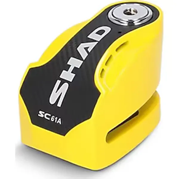 Shad Sc61a Alarmlı Sarı Motosiklet Disk Kilidi C0s6103a