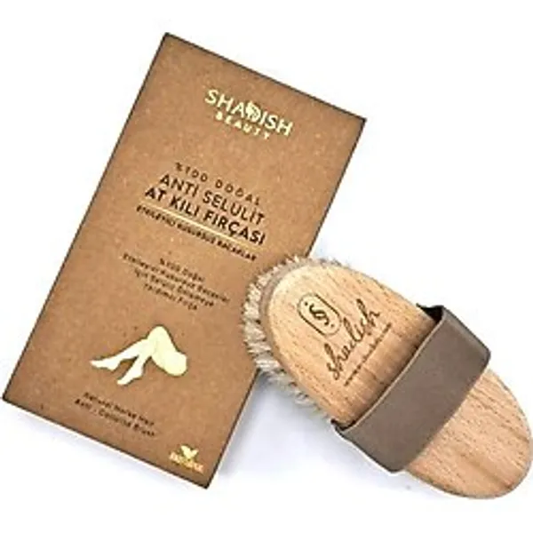 shadish beauty Selülit Karşıtı %100 Doğal At Kılı Fırçası