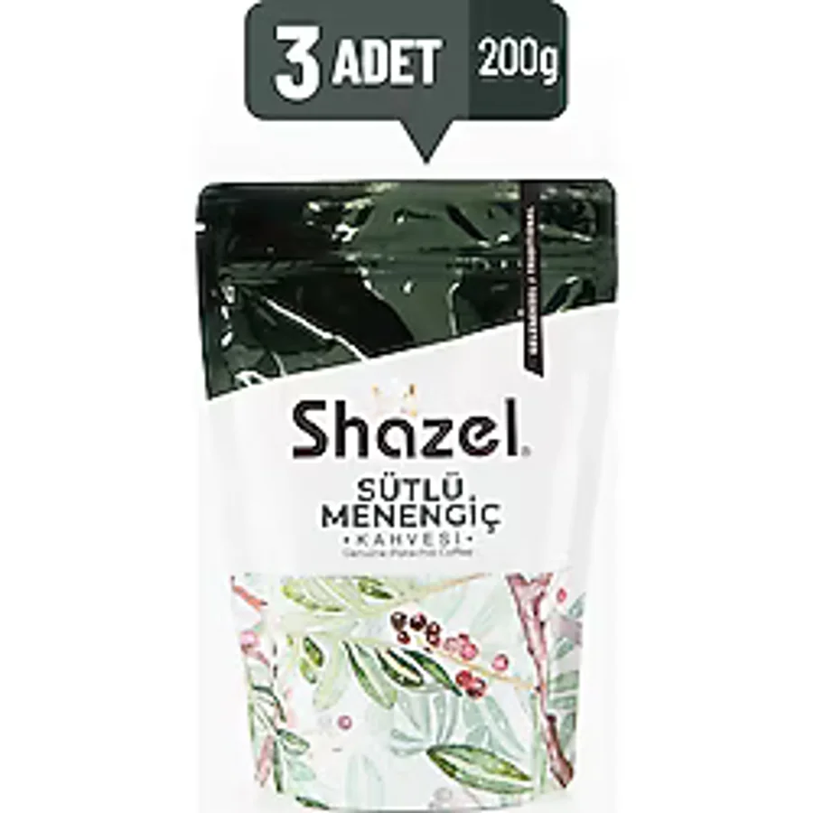 Shazel Sütlü Menengiç Kahvesi 200 gr 3'lü