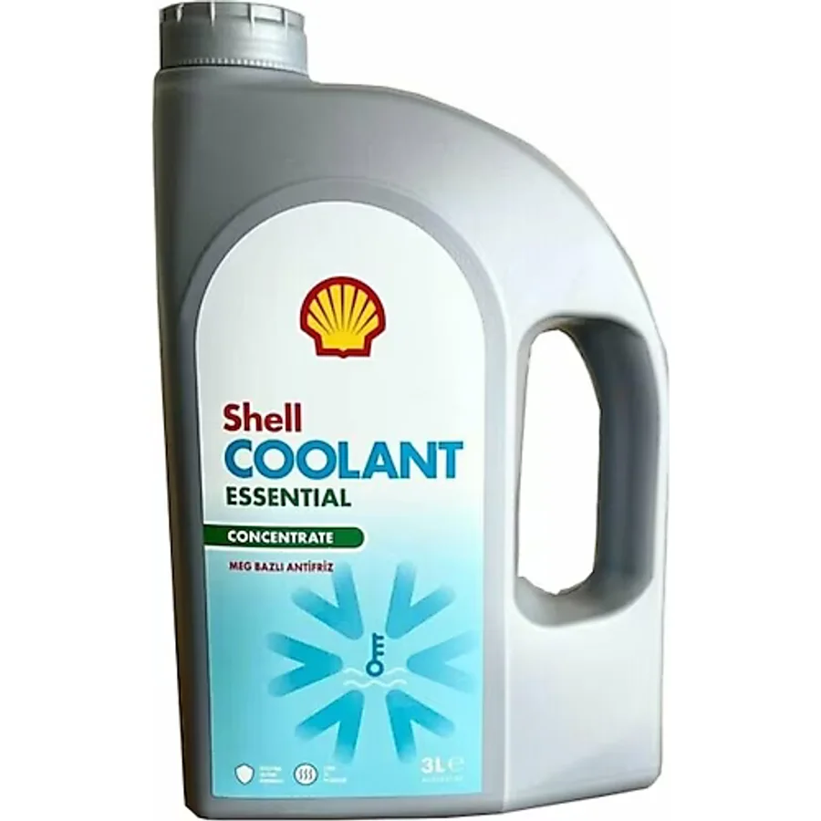 Shell Coolant Essential Meg Bazlı 3 lt Mavi Antifriz