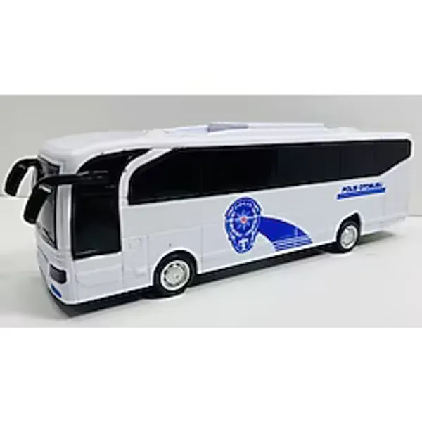 Shem Otobüs Oyuncak Polis 155 Otobüsü 23 Cm Sürtmeli