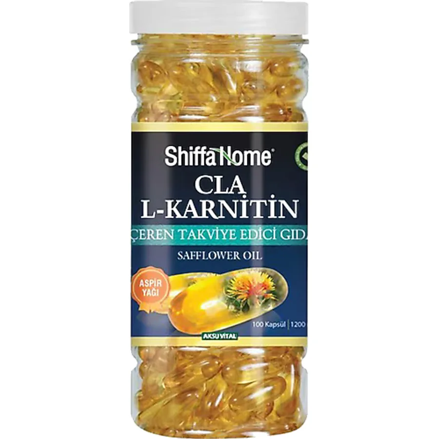Shiffa Home Cla (Aspir Yağı) L-Karnitin 1200 mg 100 Softgel