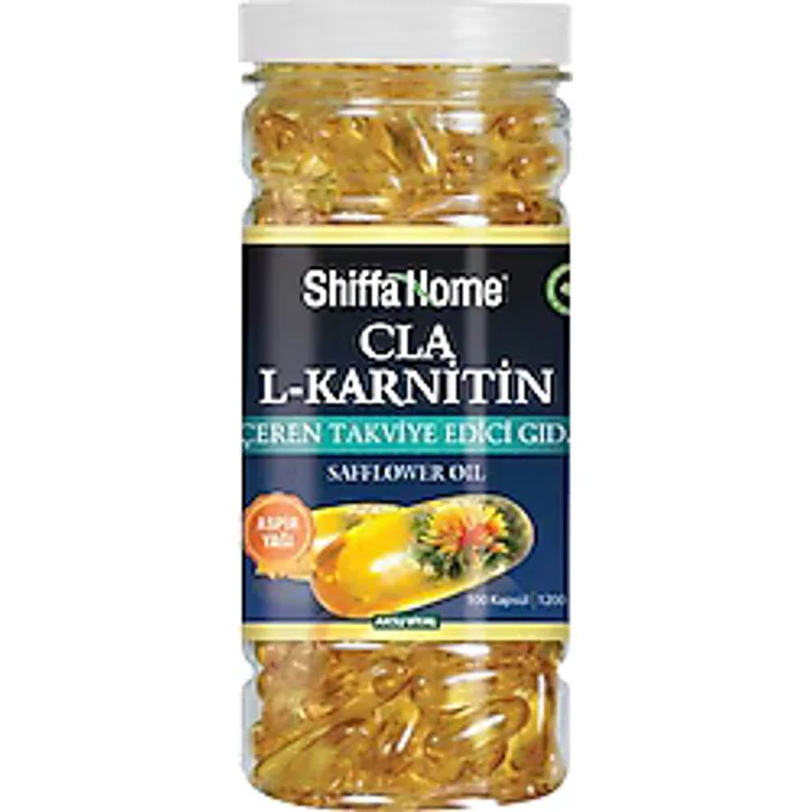 Shiffa Home Cla (Aspir Yağı) L-Karnitin 1200 mg 100 Softgel