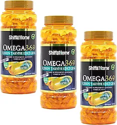 Shiffa Home Omega 3-6-9 1000 mg 200 Kapsül 3'lü