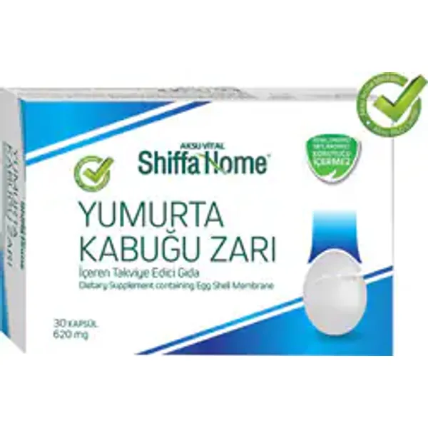 Shiffa Home Yumurta Kabuğu Zarı 30 Kapsül