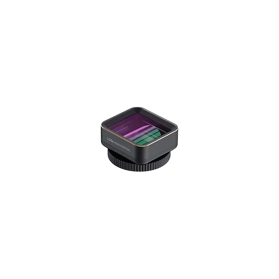 Shiftcam Lensultra 1.33X Anamorfik Lens 1.33X Büyütme 113° Geniş Açı Sinematik Geniş Ekran Oranı Flare Efekti Akıllı Telefon Kamera Lensi - Siyah - Standart