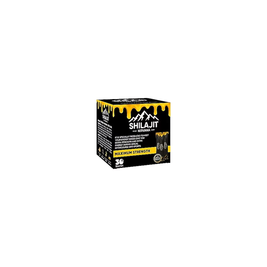 Shilajit Takviye Edici Gıda %100 Saf Shilajit 30'lu Sachet Ithal Shilajit +9 ZENGIN ÇEŞIT 300 MG