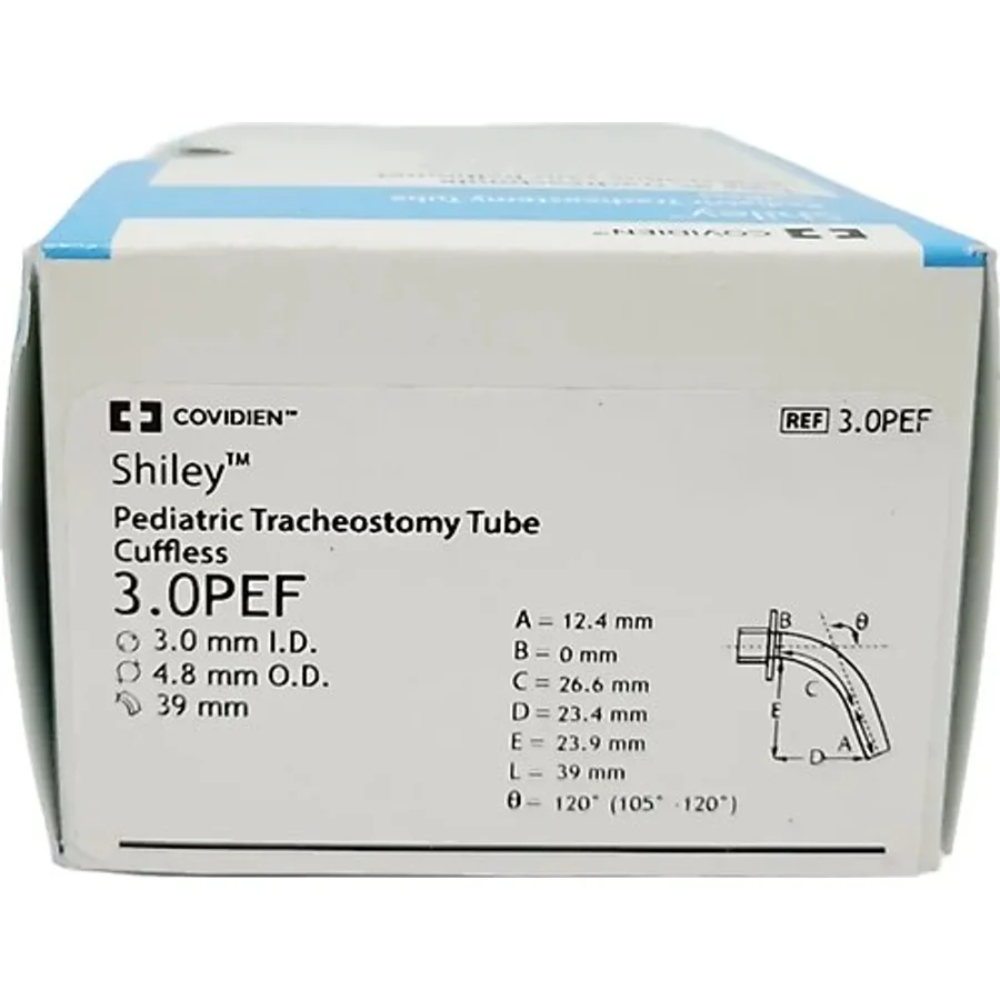 SHİLEY 3.0 PEF PEDİATRİK KAFSIZ TRAKEOSTOMİ KANÜLÜ