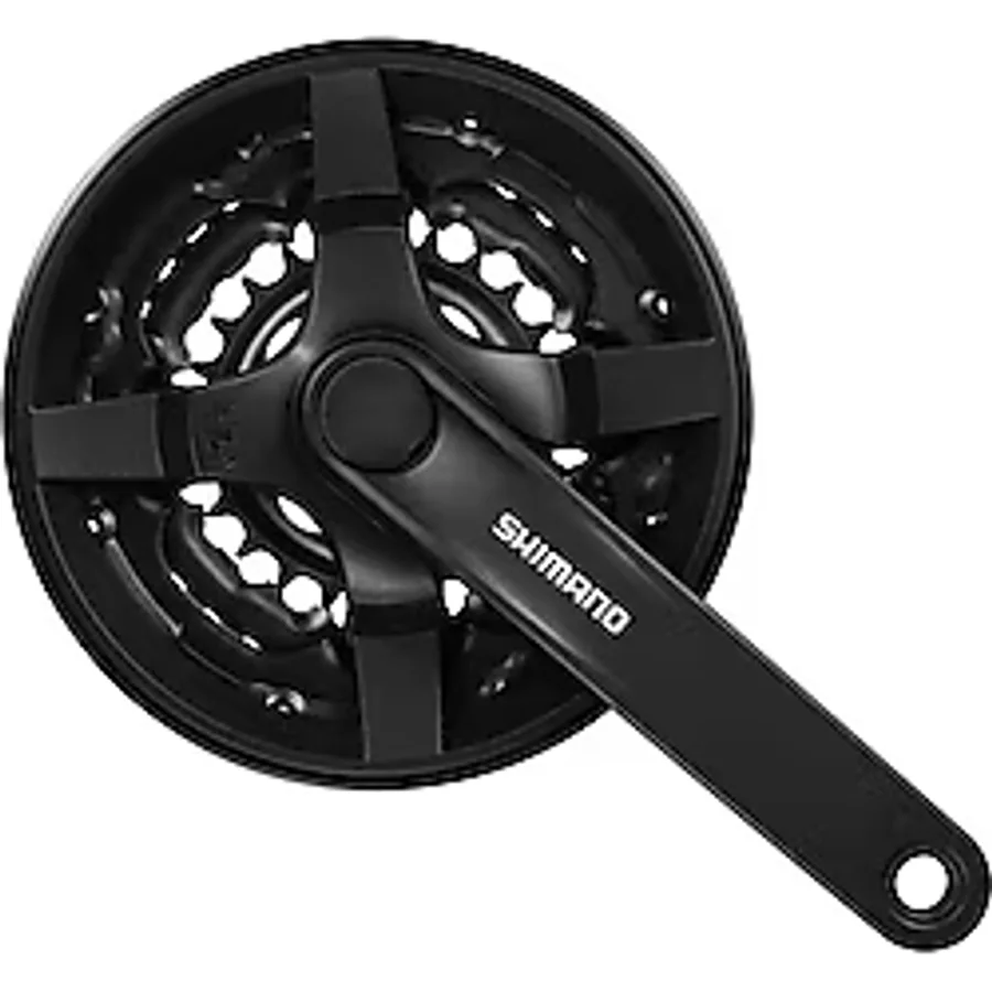 Shimano FC-TY301 Bisiklet Aynakol 3x7X8V Siyah 48x38x28T 175mm