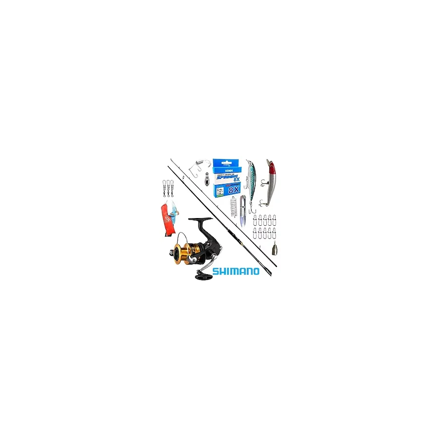Shimano Fx 4000 274CM 8-42GR Oslo Zen Pro Karbon Rapala Maket Balık Spin Olta Takımı Seti