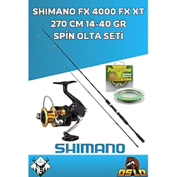 Shimano FX 4000 FX XT 270 Cm 14-40 Gr Spin Olta Seti