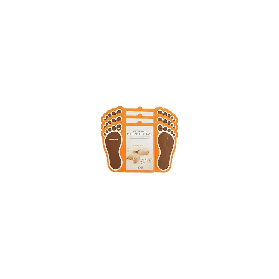 Shine Shop Mjcare Soyulan Ayak Peeling Maskesi 3'lü Hızlı Emilim Özelliği ile Yumuşak Ayaklar İçin