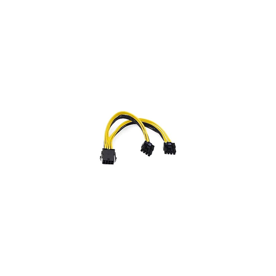 Shino 8 Pin Power Ayırıcı Pci-E Molex 8 Pin Çoklayıcı Kablo 10'Lu Paket