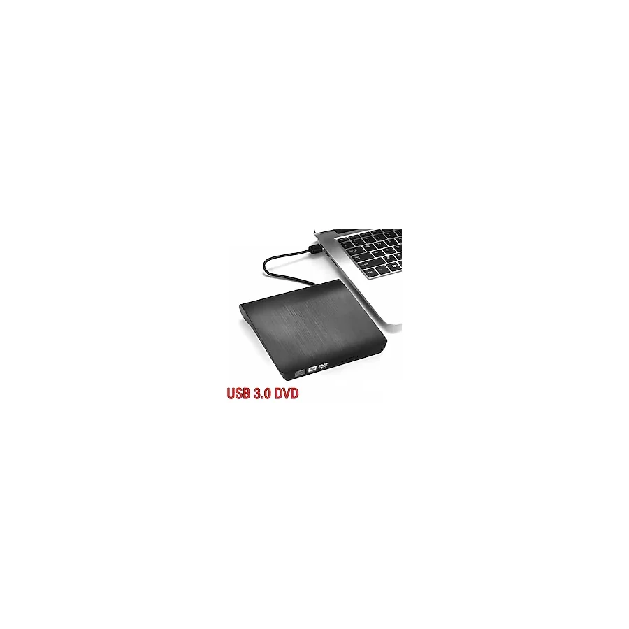 ShopFast Usb 3.0 Harici Dvdrw Slim External Cd Dvd Yazıcı Okuyucu Ultra İnce Writer
