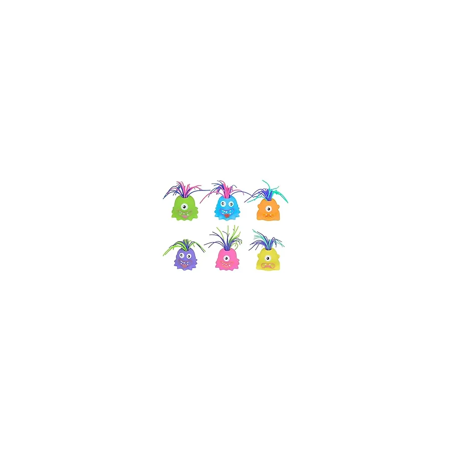 Shopwave Saç Çeken Çığlık Atan Canavarlar Anti Stres Gıcırtı Küçük Canavarlar Dekompresyon Oyuncakları Çocuk - 0-Kahverengi - 0,60 x 19 x 29 cm