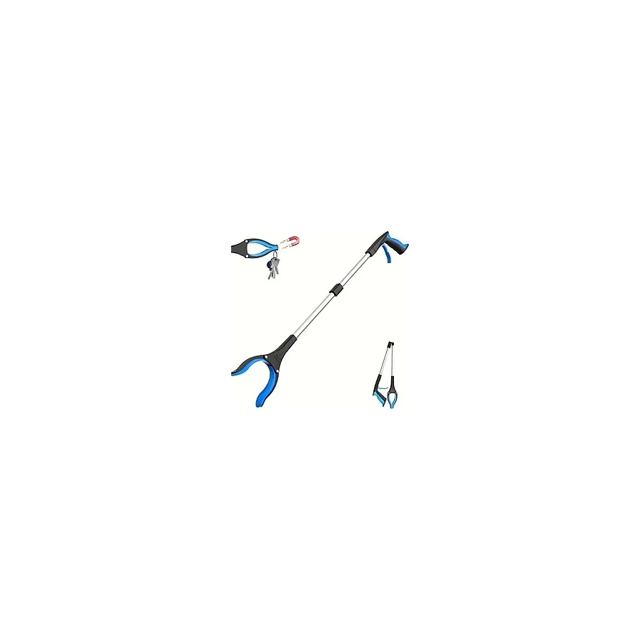 Shopytech Katlanabilir 32 İnç Eşya Kavrama Aparatı 360° Döner Başlıklı Manyetik Uçlu Çöp Toplama Ve Uzanma Tutacağı