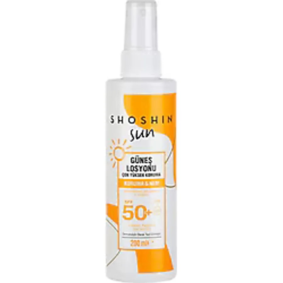 Shoshin Koruma & Nem 200 ml 50 Faktör Sprey Güneş Losyonu