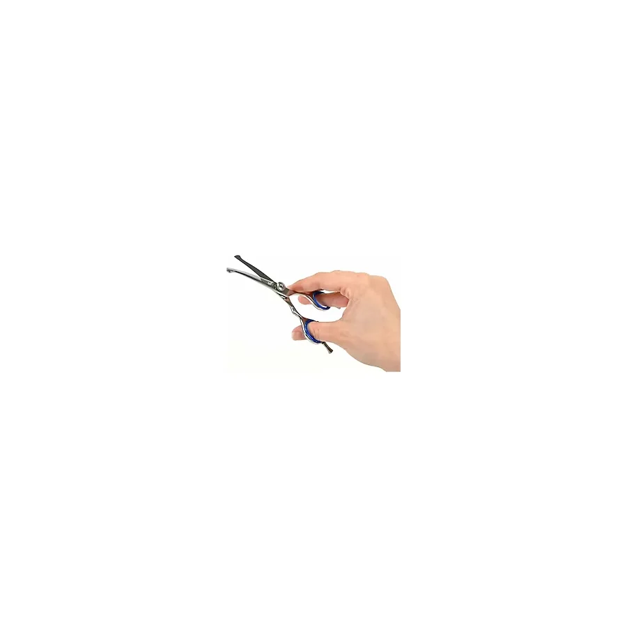 ShowTech Safety Scissor 5 inç Top Uçlu Eğik Kedi Köpek Tıraş Makası - Göz Önü Açmak ve Ufak Düzeltmeler İçin