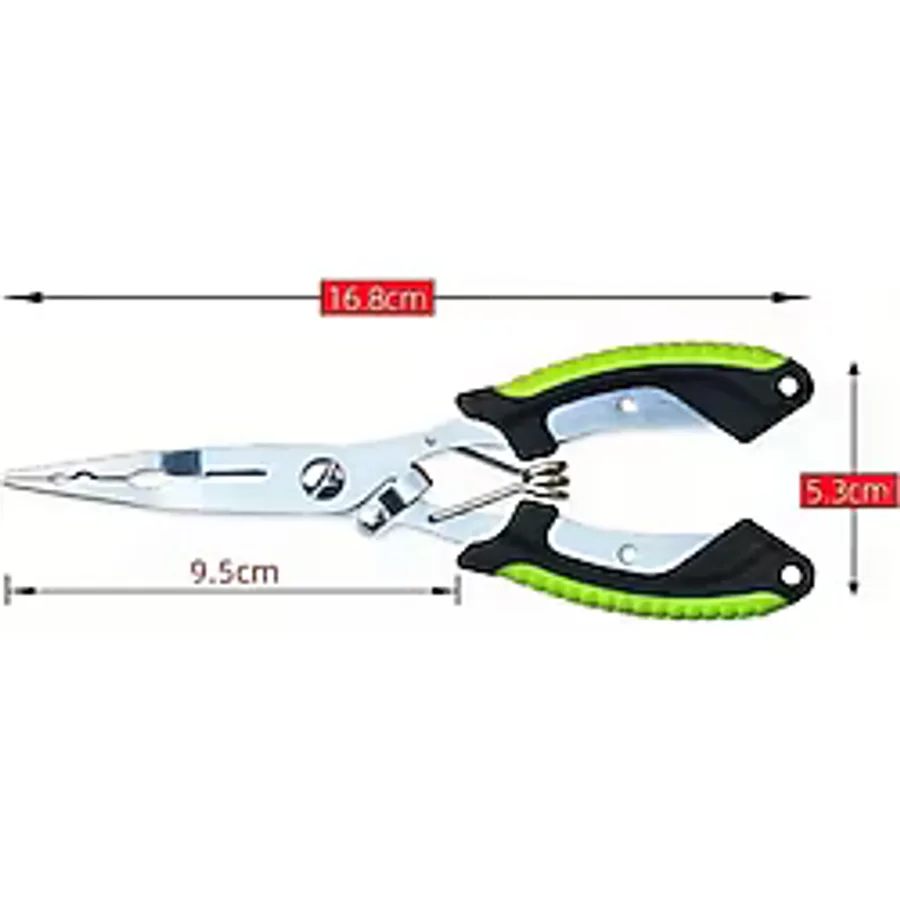 Shufa 16Cm Balıkçı Pensesi Ve Yaylı Karabinalı Askı Apartı