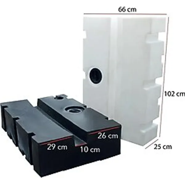 Shuıvan Karavan Su Deposu 165 Litre 100x66x25cm Ducato Jumper Boxer Uyumlu-398