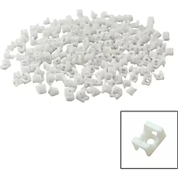 Shuivan Shuıvan Vidalı Kroşe M4 Delikli 250'LI Paket - Beyaz