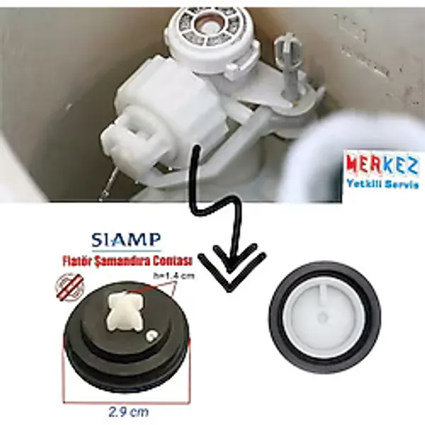 Siamp Klozet Rezervuar Iç Takım Contası Flatör Şamandıra Contası Diğer