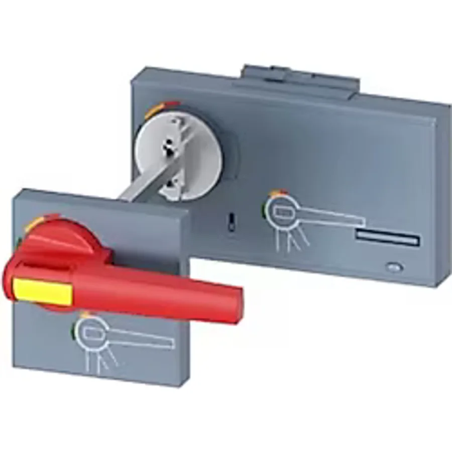 Siemens 3VW9727-0FK25 3VA27 Serisi Şalterler İçin Acil Stoplu Uzatma Kumanda Kolu