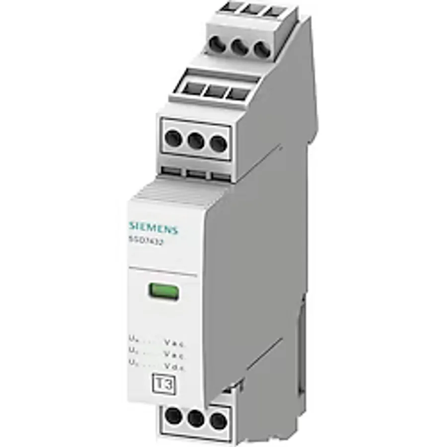 Siemens 5sd7432-7 D Sınıfı 2 Kutuplu Enversör Kontaklı Yıldırıma Karşı Koruyucu Parafudr