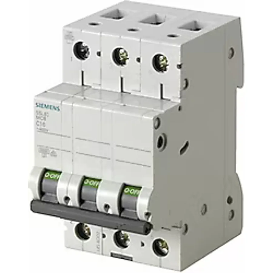 Siemens 5SL6363-7 63 A 6 kA 3 Fazlı C Tipi Otomatik Sigorta