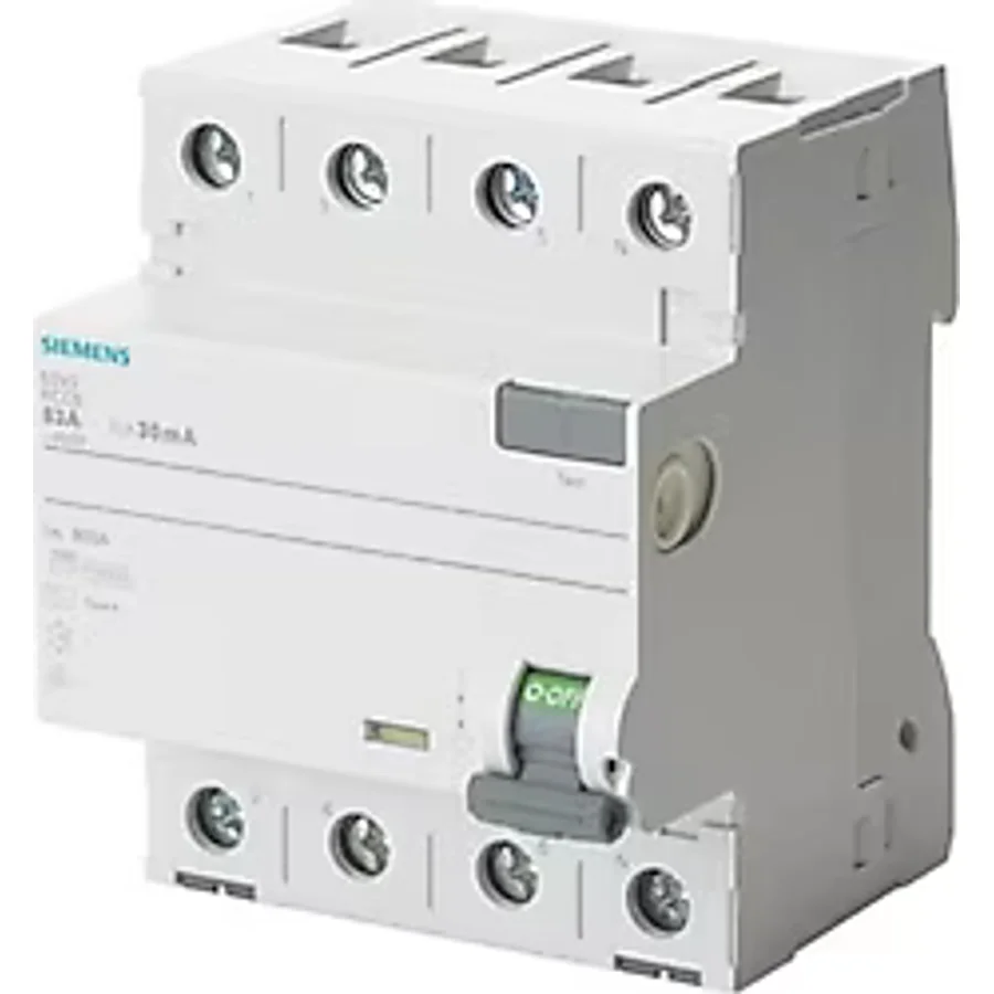 Siemens 5SV3344-6 4x40 A 400 V 30 mA A Tipi Kaçak Akım Rölesi