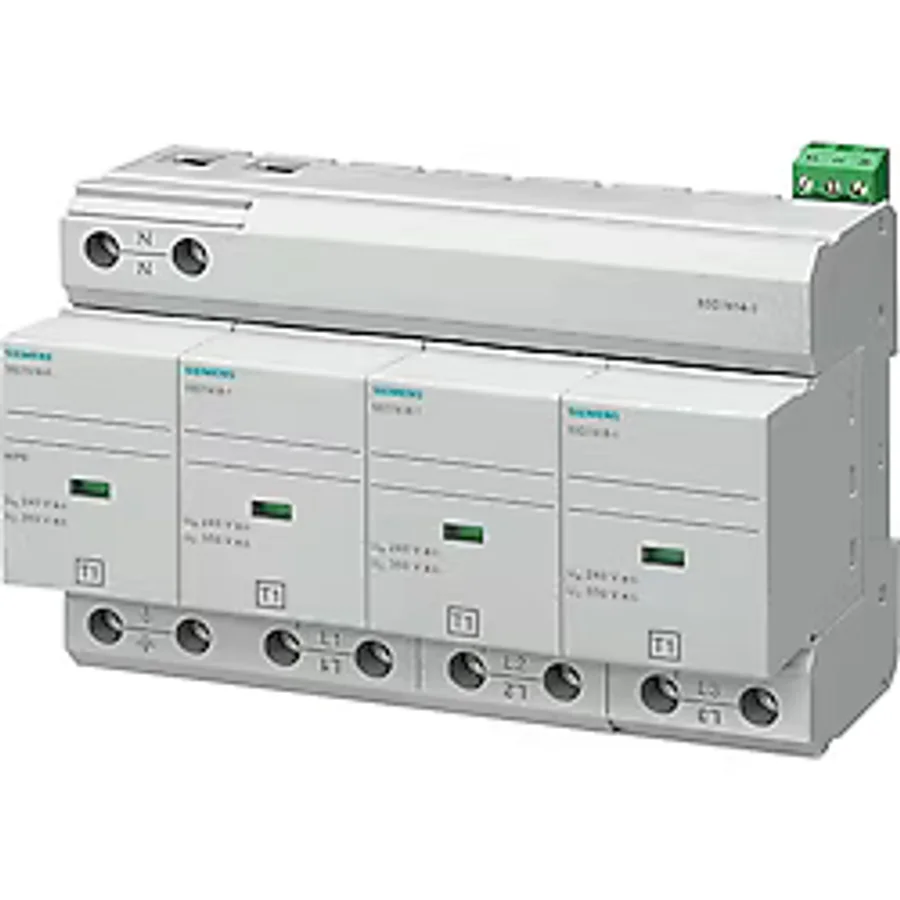 Siemens B Tip 4 Kutup Yıldırım Koruyucu Parafudr 5SD7414-1