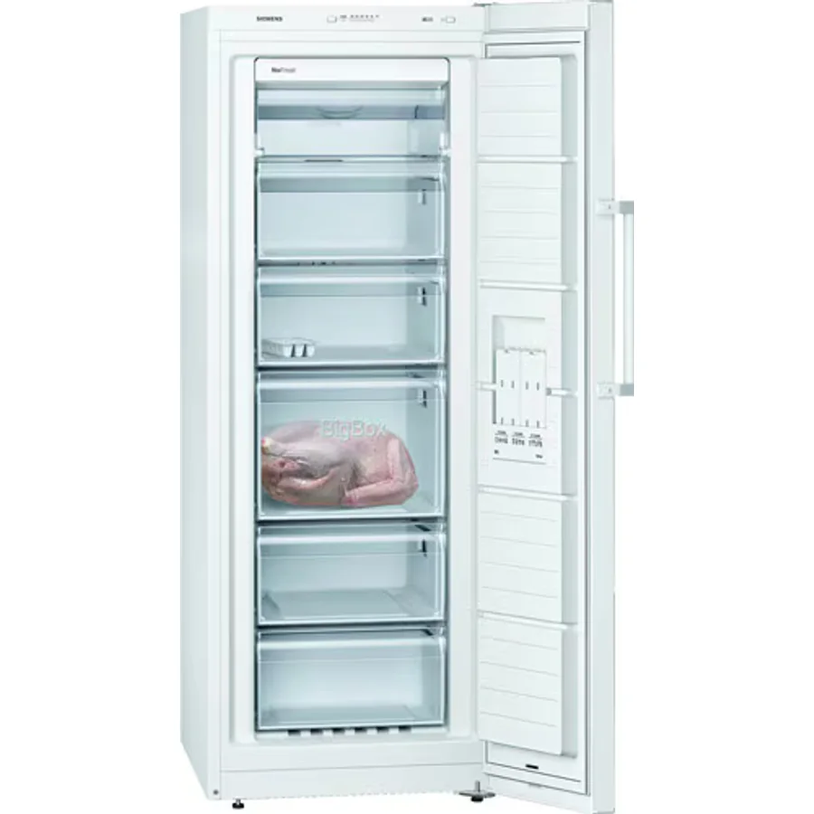 Siemens GS29NVWE0N 6 Çekmeceli Dikey No Frost Derin Dondurucu