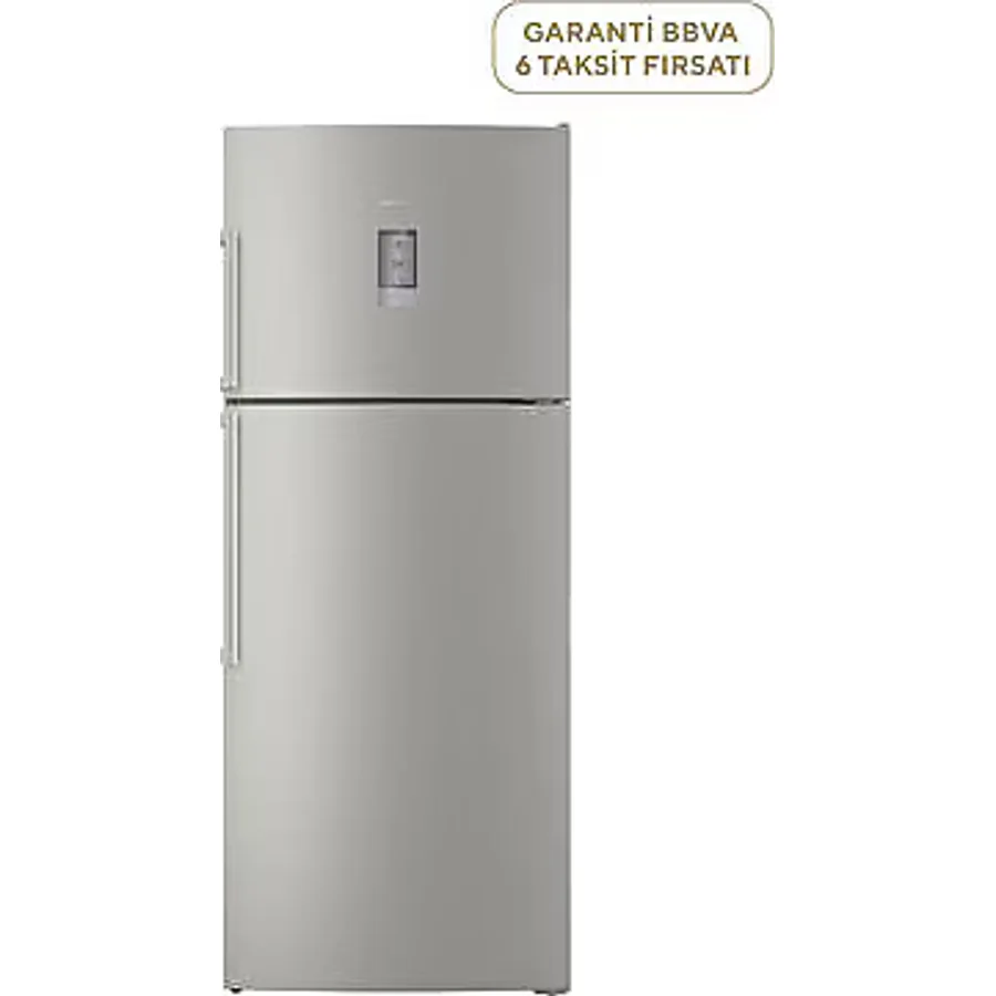 Siemens İq500 Inox Total Nofrost Üstten Donduruculu Buzdolabı - Gri