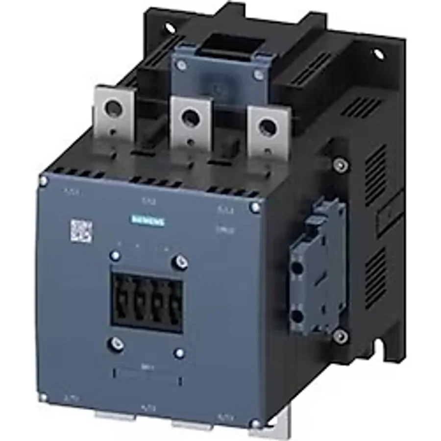 Siemens Sirius Kontaktör 3RT1075-6AB36 200kW 400A 400VAC 23-26VDC 2NO+2NC Vida Bağlantılı 3 Kutuplu AC-3E/AC3