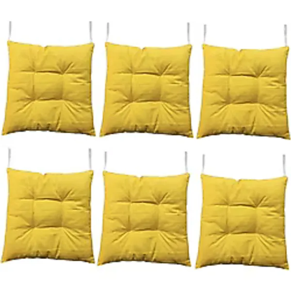 Sıfır312 40X40 Tabure Minderi - Puf Minder 6 Adet - 40 x 40 cm - Mor