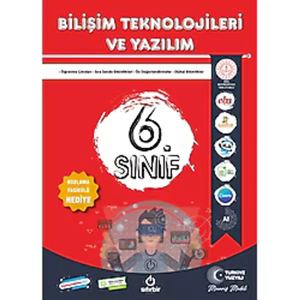 Sıfırbir Yayınları Bilişim Teknolojileri ve Yazılım 6. Sınıf Kodlama Fasıklı Hediye
