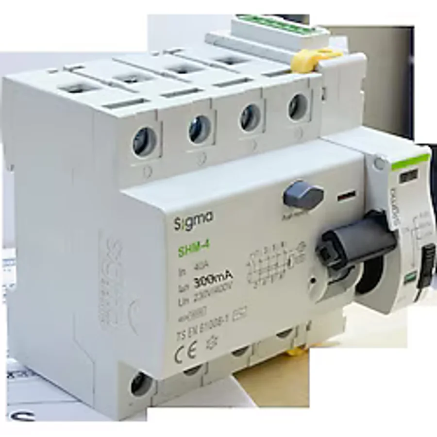 Sigma Elektrik SCRC03 Otomatik Yeniden Kurma Ünitesi + 4X40 300MA Kaçak Akım Rölesi