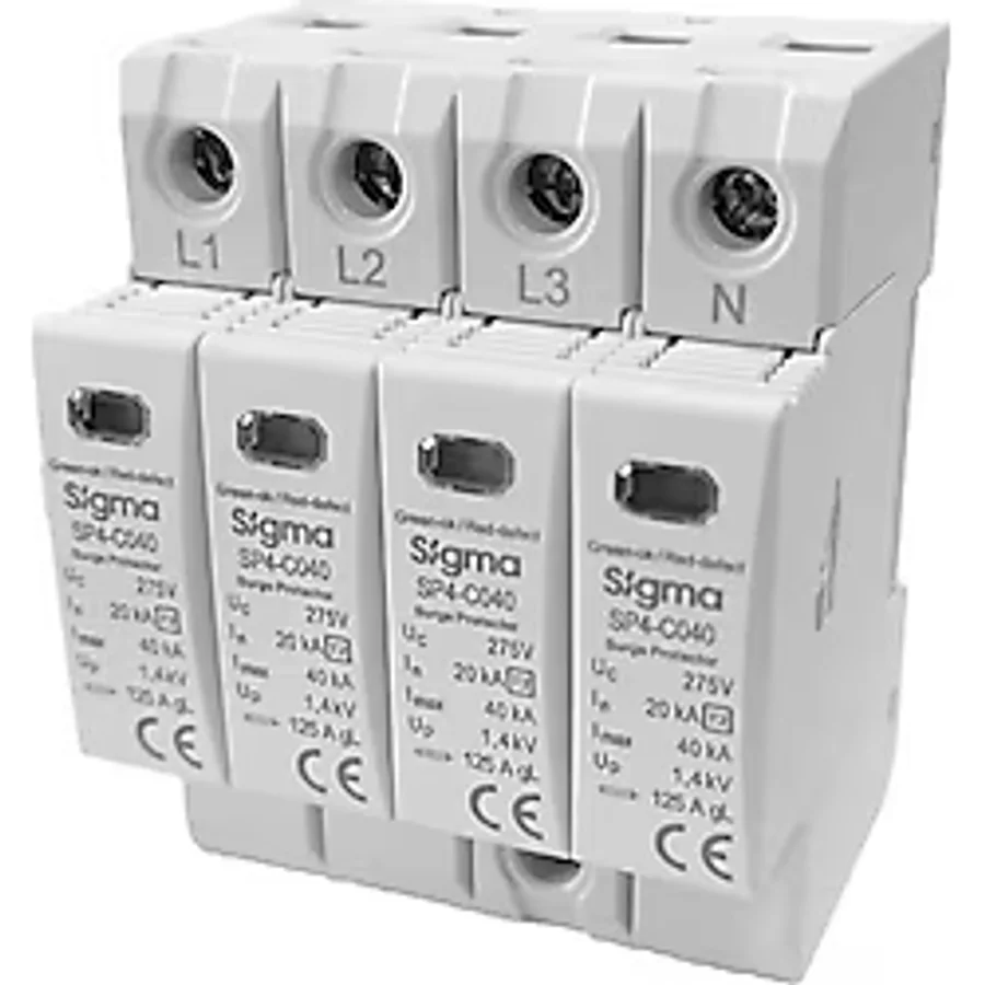 Sigma SP4-C040 Tip 2 C Sınıfı 4p 40KA Parafudr