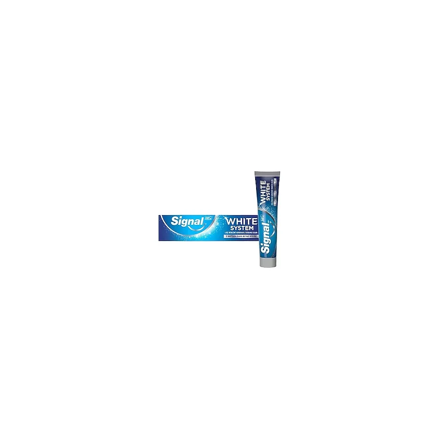 Signal White System Beyazlatıcı 75 ml Florürlü Diş Macunu