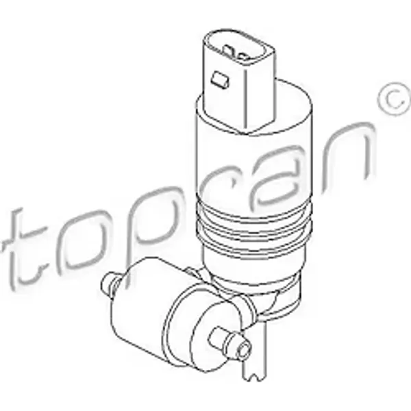 SILECEK FISKIYE MOTORU-(VW: GOLF V/JETTA/PASSAT/SCIROCCO/TIGUAN/TRANSPORTER T5 T6/POLO ) TOPRAN-107819001