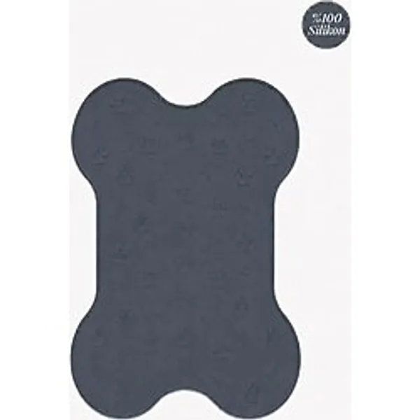 Siliconly %100 Silikon Kokusuz Plastik ve Pvc Içermez Köpek Beslenme Paspası Köpek Mama Matı - Füme