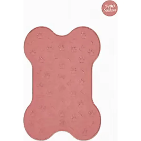Siliconly%100 Silikon Kokusuz Plastik ve Pvc İçermez Köpek Beslenme Paspası Köpek Mama Matı-Mocha