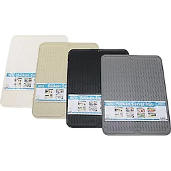 Silikon Çok Amaçlı Servis Matı Amerikan Servis - Bulaşık Altlık - Nihale 30X40cm Bx40