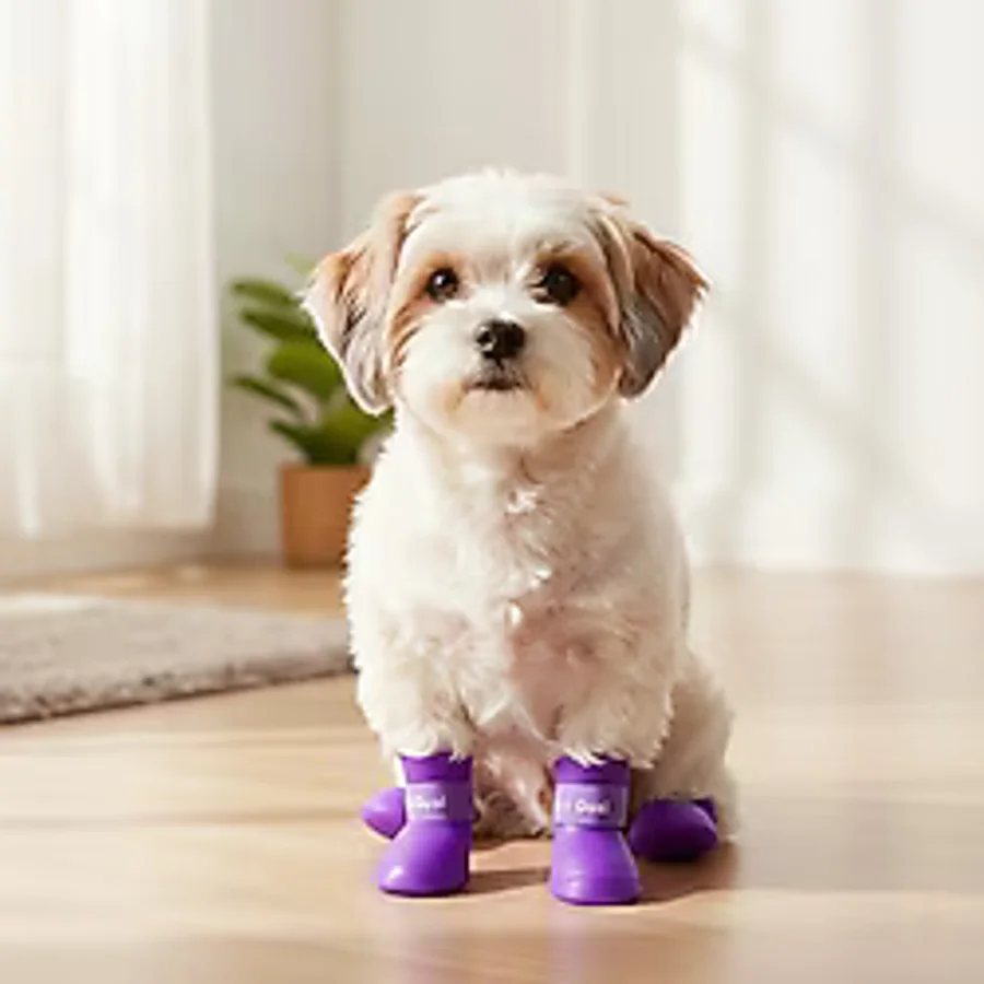 Silikon Kedi Köpek Ayakkabısı - Renkli