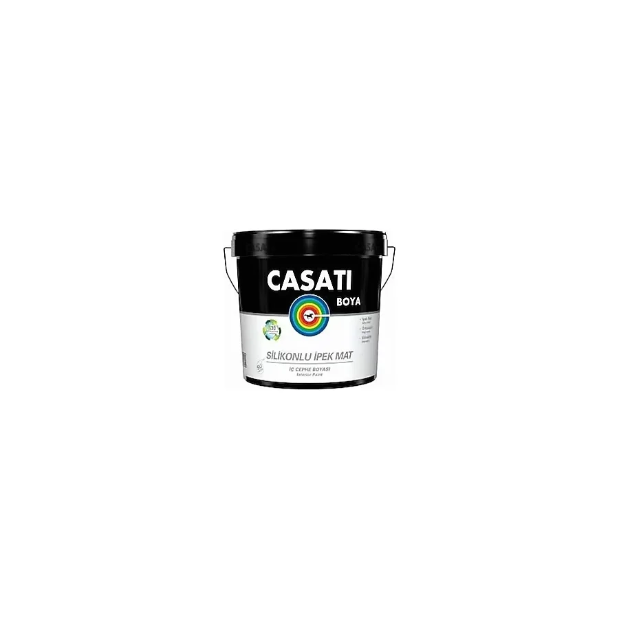 Silikonlu Ipek Mat Silinebilir Iç Cephe Duvar Boyası 2,5 Lt. - C120 Dingin Beyaz - 1 Adet